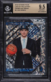 2018 PANINI PRIZM LUCK OF THE LOTTERY FAST BREAK LUKA DONCIC