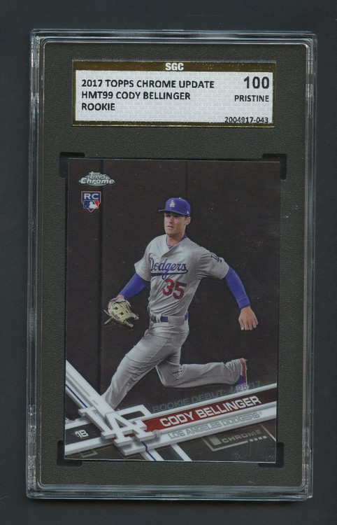 2017 Topps Chrome Update Cody Bellinger Rookie RC SGC 10 Pristine Gold Label