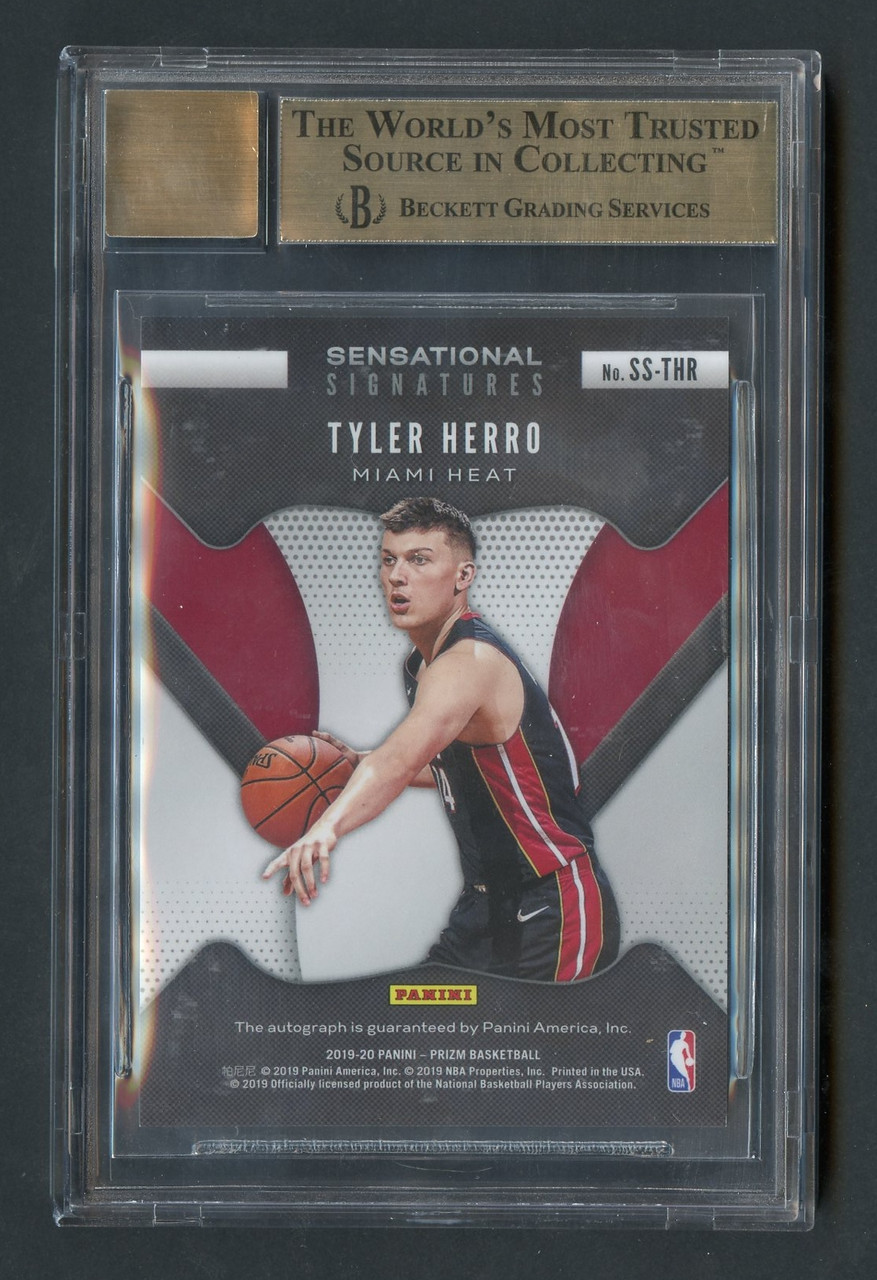 その他 Tyler Herro RC auto prizm 2019 Prizm Sensational Signatures Tyler Herro RC Rookie Auto BGS