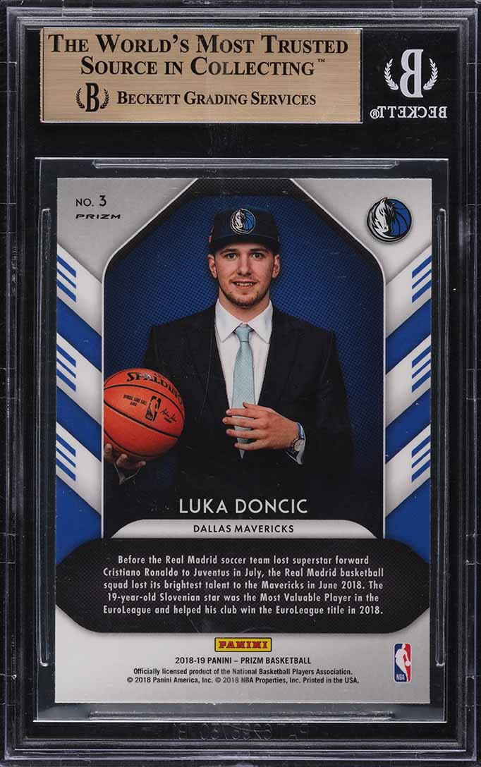 2018 PANINI PRIZM LUCK OF THE LOTTERY FAST BREAK LUKA DONCIC