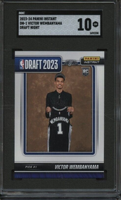 2023 Panini Instant #DN1 Victor Wembanyama RC Rookie SGC 10 GEM MINT
