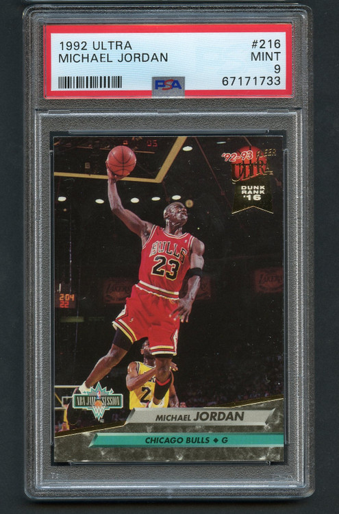 1992 Ultra Michael Jordan #216 PSA 9 Mint-High End