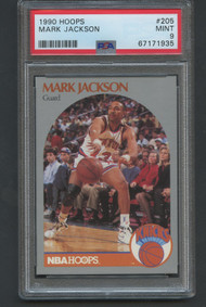 1990 HOOPS MARK JACKSON MENENDEZ BROS #205 PSA 9 MINT