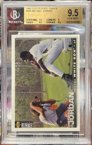 1995 COLLECTORS CHOICE BASEBALL MICHAEL JORDAN ROOKIE #500 BGS 9.5 GEM MINT