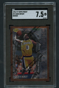 【PSA 9】1996 コービー・ブライアント #74 with coating Lakers Kobe Bryant 1996 Topps Finest #74 w/ Coating Rookie