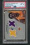 2002 SPx WINNING MATERIALS KOBE BRYANT #KB-W PATCHES PSA 8 NM-MINT