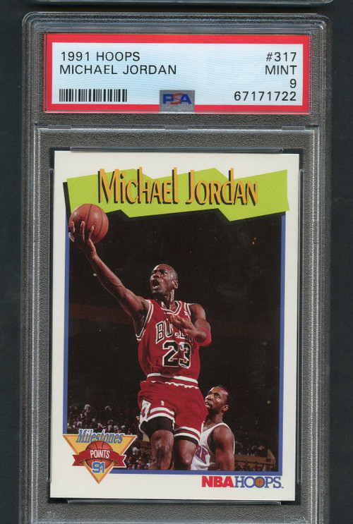 1991 HOOPS MICHAEL JORDAN 3317 PSA 9 MINT