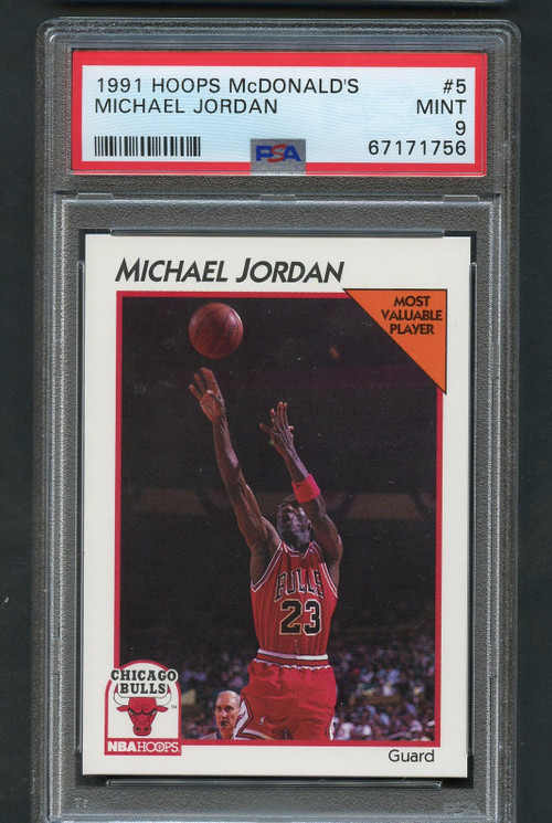 michael jordan mcdonalds card