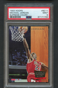 1993 HOOPS SUPREME COURT MICHAEL JORDAN INSERT #SC11 PSA 9 MINT