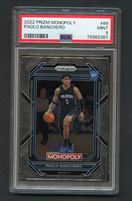 2022 PRIZM MONOLOPY PAOLO BANCHERO RC ROOKIE #66 PSA 9 MINT