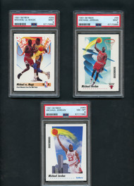 1991 SKYBOX MICHAEL JORDAN 6-CARD PSA 9 MINT LOT
