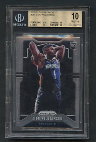 2019 PRIZM ZION WILLIAMSON #248 RC ROOKIE BGS 10 PRISTINE
