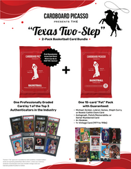 "Texas Two-Step" Sealed Basketball Value Pack Duo -Professionally Graded Card Included