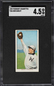 1909-11 T206 Piedmont Bob Ganley SGC 4.5 VGEX+