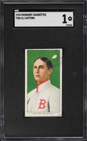 1909-11 T206 Al Mattern SGC 1 PR