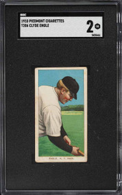 1909-11 T206 Piedmont Clyde Engle SGC 2 GD