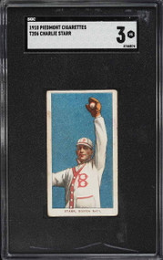 1909-11 T206 Piedmont Charlie Starr SGC 3 VG