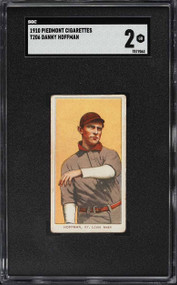 1909-11 T206 Piedmont Danny Hoffman SGC 2 GD
