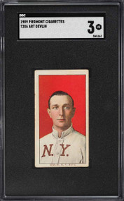 1909-11 T206 Piedmont Art Devlin SGC 3 VG
