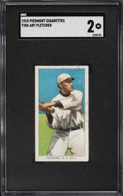 1909-11 T206 Art Fletcher SGC 2 GD