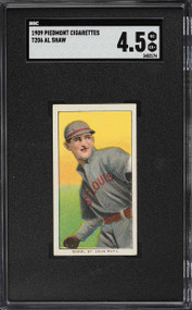 1909-11 T206 Al Shaw SGC 4.5 VGEX+