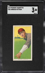 1909-11 T206 Ambrose Puttman SGC 3 VG-Centerd & High-End