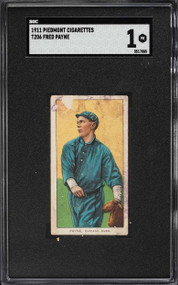1909-11 T206 Piedmont Fred Payne SGC 1 PR