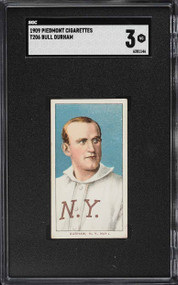 1909-11 T206 Piedmont Bull Durham SGC 3 VG
