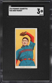 1909-11 T206 Piedmont 350 Dode Paskert SGC 3 VG