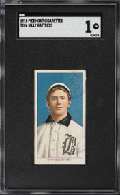 1909-11 T206 Billy Nattress SGC 1 PR