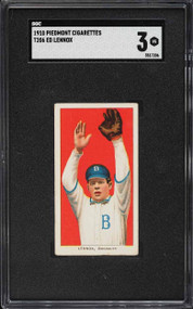 1909-11 T206 Piedmont Ed Lennox SGC 3 VG-Centered Beauty