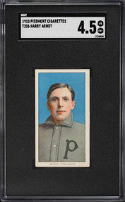 1909-11 T206 Piedmont Harry Arndt SGC 4.5 VGEX+