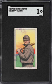 1909-11 T206 Piedmont Gavvy Cravath SGC 1 PR