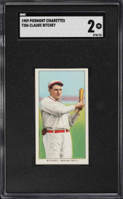 1909-11 T206 Piedmont 150 Claude Ritchey SGC 2 GD