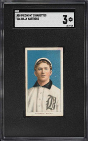 1909-11 T206 Billy Nattress SGC 3 VG