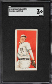 1909-11 T206 Bill Chappelle SGC 3 VG