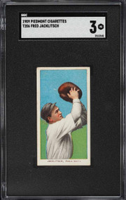 1909-11 T206 Piedmont Fred Jacklitsch SGC 3 VG