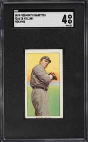 1909-11 T206 Piedmont Ed Killian PITCHING SGC 4 VGEX