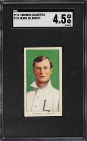 1909-11 T206 Piedmont Frank Delehanty SGC 4.5 VGEX+