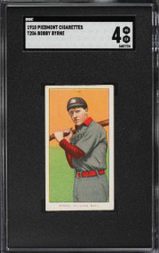 1909-11 T206 Piedmont 350 Bobby Byrne SGC 4 VGEX