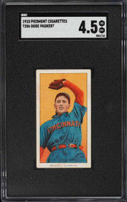1909-11 T206 Piedmont 350 Dode Paskert SGC 4.5 VGEX+-Centered