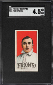 1909-11 T206 Piedmont Fred Mitchell SGC 4.5 VGEX+