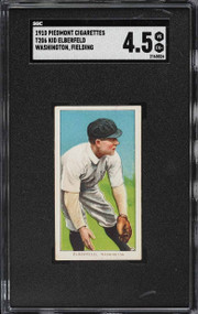 1909-11 T206 Kid Elberfeld WASHINGTON, FIELDING SGC 4.5 VGEX+