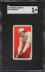1909-11 T206 John Ganzel SGC 1 PR