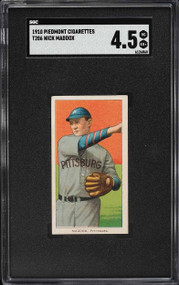 1909-11 T206 Piedmont Nick Maddox SGC 4.5 VGEX+