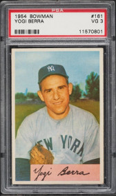1954 Bowman Yogi Berra #161 PSA 3 VG-Centered-HOF