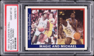 1991 Magic Johnson & Michael Jordan 12TH National Promo PSA 10 Gem Mint