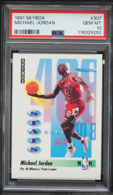 1991 Skybox Basketball Michael Jordan #307 PSA 10 GEM MINT
