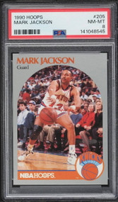 1990 Hoops Mark Jackson w/Menendez Bros #205 PSA 8 Near MINT