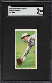 1909-11 T206 Piedmont Wid Conroy FIELDING SGC 2 GD